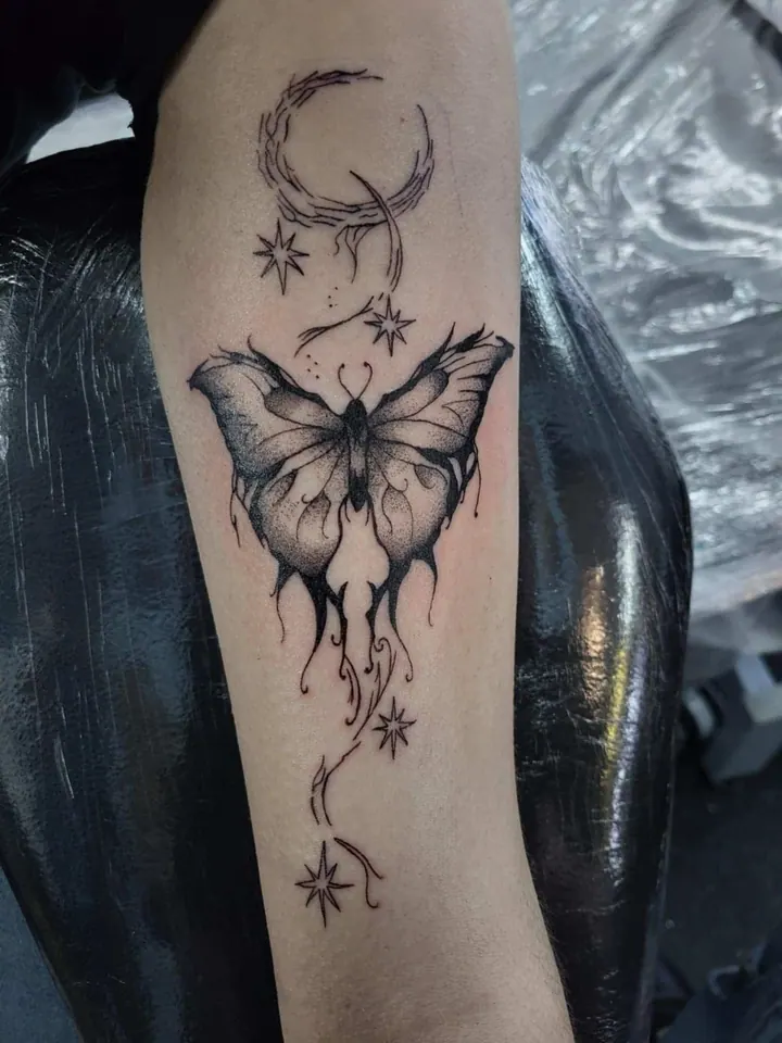 Meg anime tattoo, Walsall