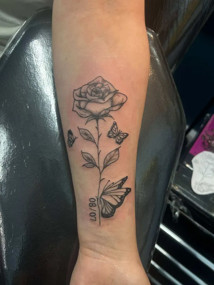 Meg anime tattoo, Walsall