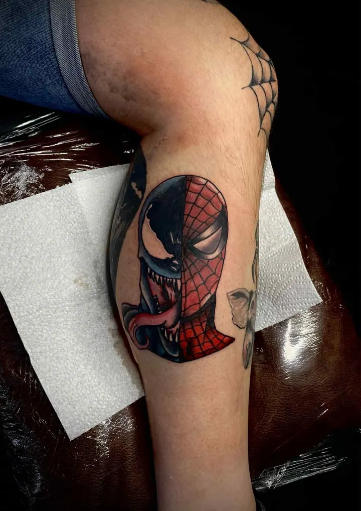 Thai blackwork tattoo, Walsall