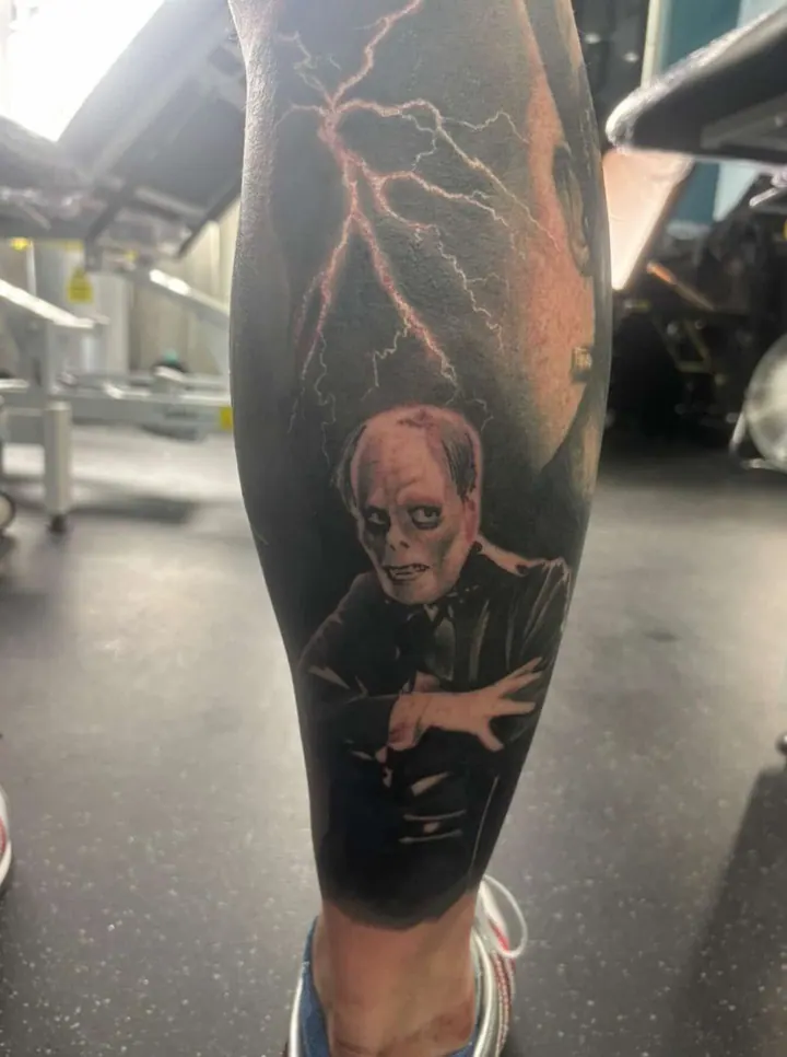 Gaz portrait tattoo, Walsall