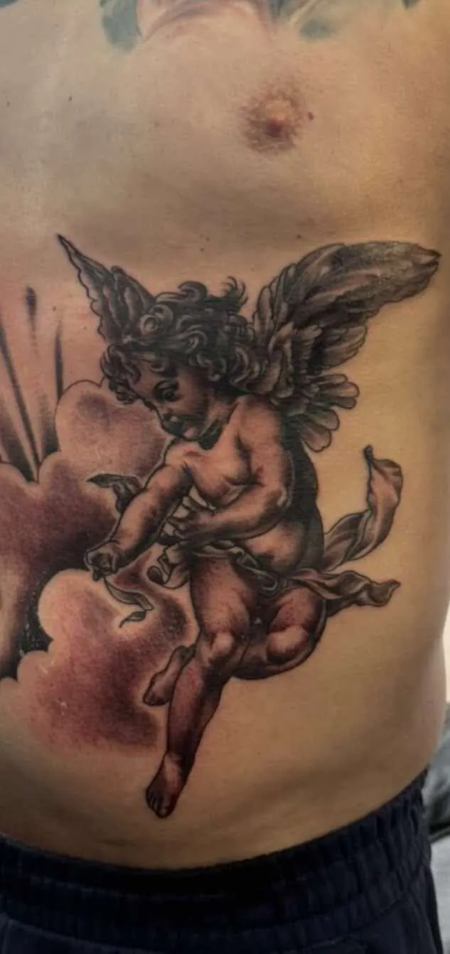 Gaz colour realism tattoo, Walsall