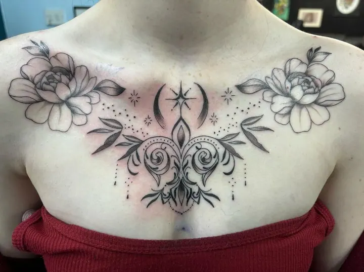 Rich dotwork tattoo, Walsall