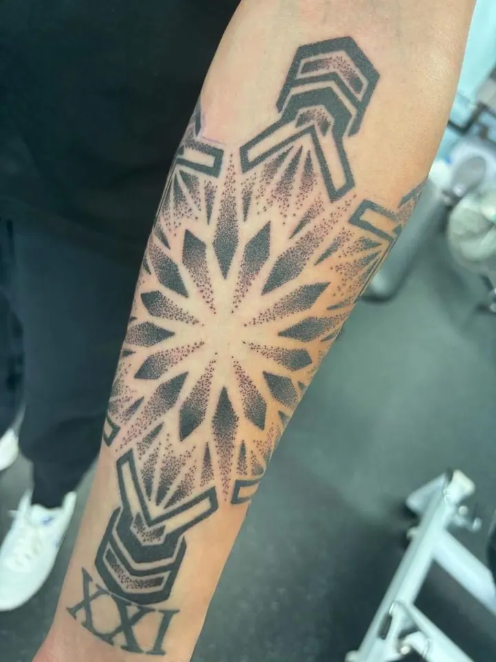 Rich american traditional tattoo, Walsall