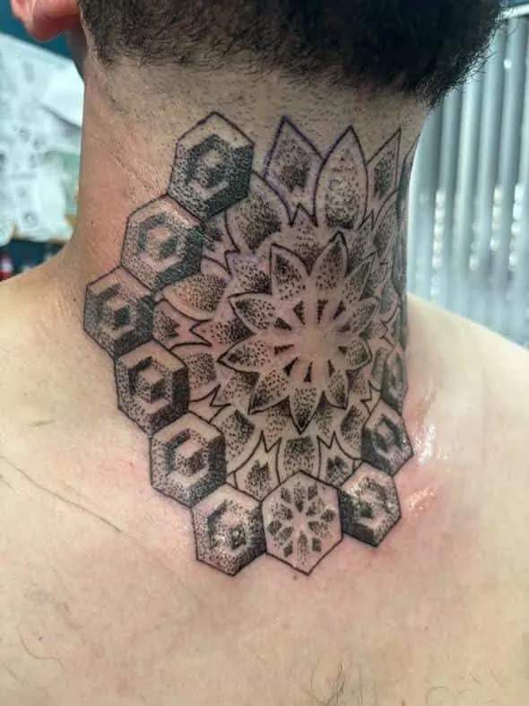 Rich dotwork tattoo, Walsall