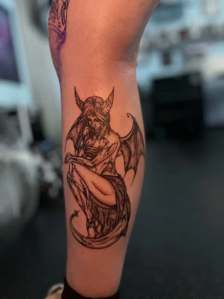Meg anime tattoo, Walsall