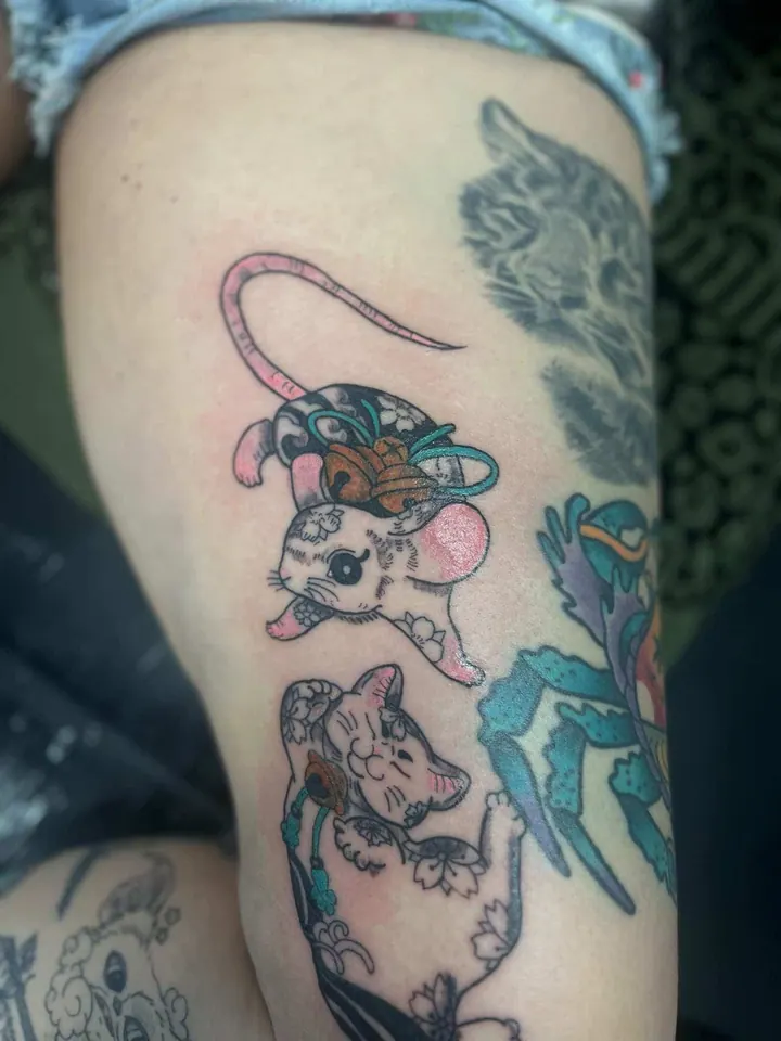 Meg anime tattoo, Walsall