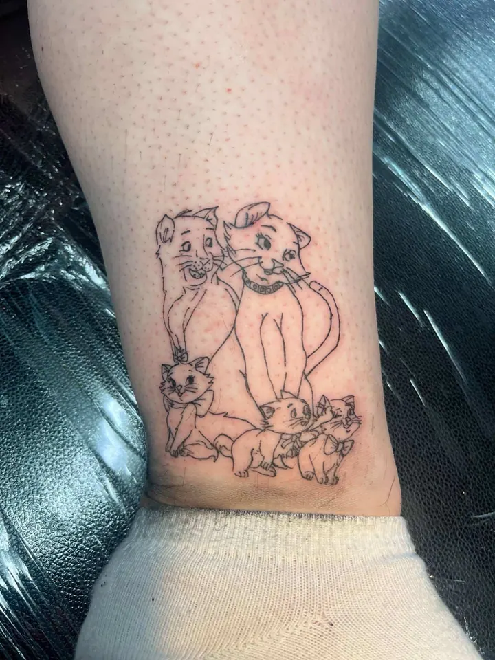 Meg anime tattoo, Walsall