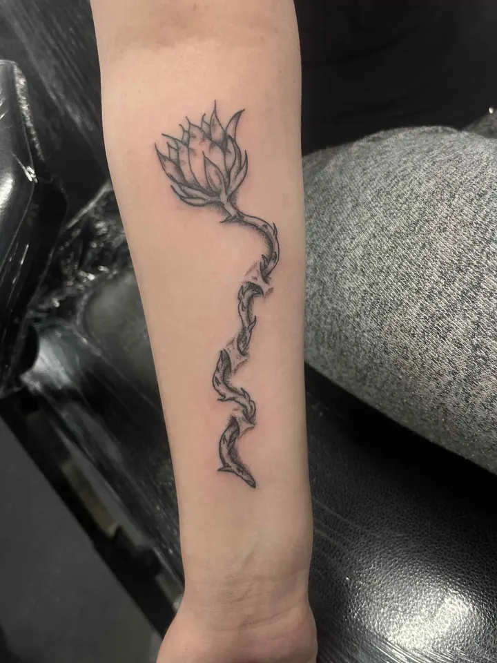 Meg anime tattoo, Walsall